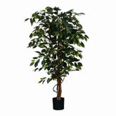 Mica Decorations Ficus Green in Plastic Pot - H150 x D85cm